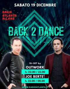 Sabato 19 Dicembre BACK2DANCE