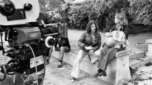 (Sul set di Halloween 1978, John Carpenter e Jamie Lee Curtis)