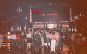 Festa alla discoteca Le Cinemà 1985