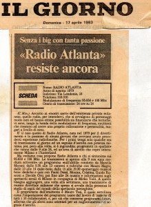 Articolo del Giorno 17 aprile 1983