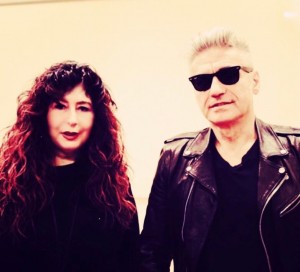 Alessandra Riccetti con Ligabue