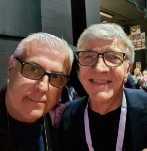 Franco Lazzari nsieme al DJ Fabrizio Inti
