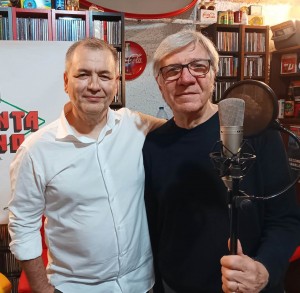 Franco Lazzari con Umberto Fiume